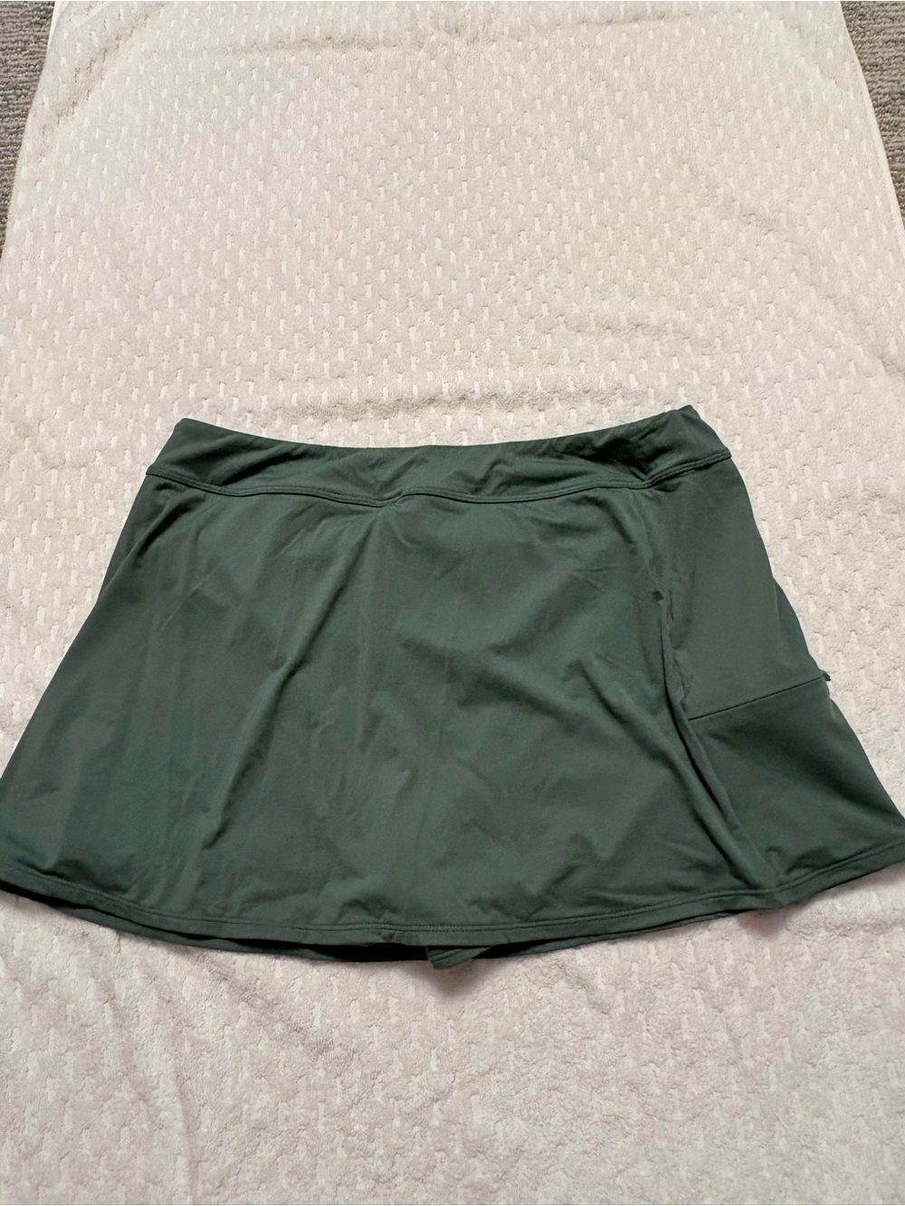 Swim skort in Deep Green